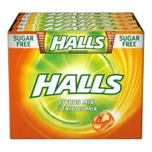 Caramelos Halls sin azúcar